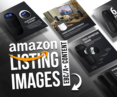 Listing Images & EBC/A+ Content For Solar Speaker a a content a content design a lisitng a listing design amazon amazon a amazon ebc amazon listing amazon product branding ebc ebc content ebc design ebc listing graphic design image listing listing image product listing product video