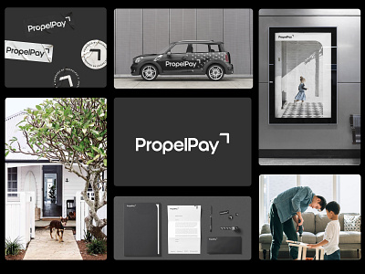 PropelPay Transform your assets into opportunities black brand branding payment white
