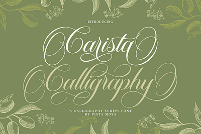 Carista Calligraphy 3d banner branding branding fonts calligraphy chocolate fonts design illustration logo ui