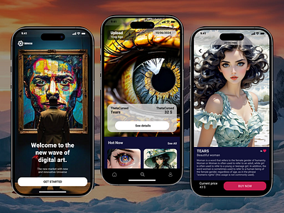 New artistic algorithm - Mobile App ui
