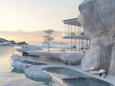 House in Greenland - Future Architecture 3d 3d visualization ai architect architectural architectural design architectural rendering architectural visualization architecture architecture design architecture visualization archviz artificial intelligence building concept house interior architecture midjourney steisi vogli visualization