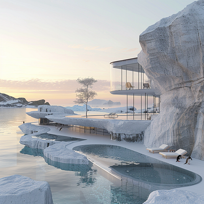House in Greenland - Future Architecture 3d 3d visualization ai architect architectural architectural design architectural rendering architectural visualization architecture architecture design architecture visualization archviz artificial intelligence building concept house interior architecture midjourney steisi vogli visualization