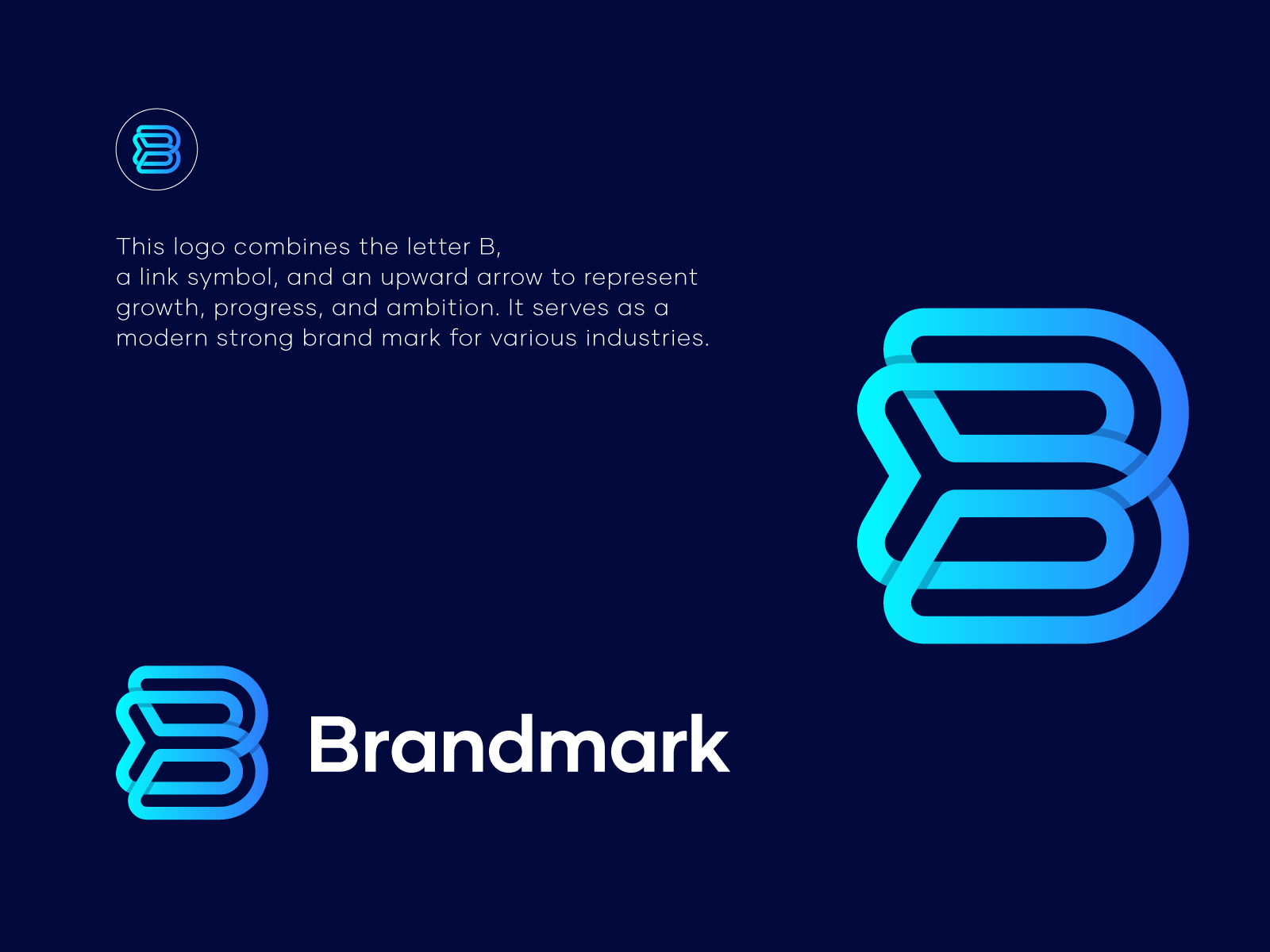 B letter modern (Brand mark) logo design ambition app arrow blockchain brand identity branding branding designer brandmark fashion financial gradient growth icon link logo logo designer modern logo progress tech technology