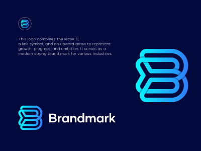 B letter modern (Brand mark) logo design ambition app arrow blockchain brand identity branding branding designer brandmark fashion financial gradient growth icon link logo logo designer modern logo progress tech technology