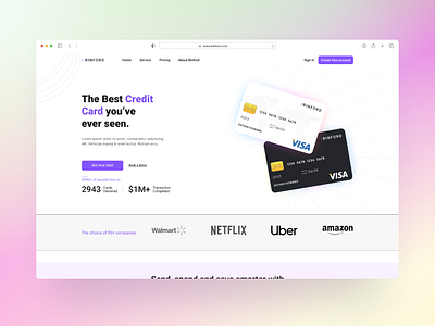 Binford - Financial Service Website 💳 card cashback cashless payment creditcard downloadapp finance websites financial financial services web frequently asked questions logo testimonials ui ui ux design ux website