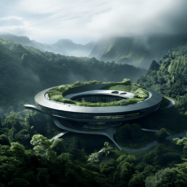 The Circle Living - Future Architecture 3d visualization ai architect architectural architectural design architectural rendering architectural visualization architecture architecture design architecture visualization archviz artificial intelligence building house interior architecture midjourney steisi vogli visualization