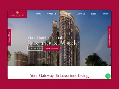 Real Estate Website Design logo ui
