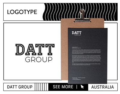 Datt Group Logotype branding graphic design logo logotype visual identity