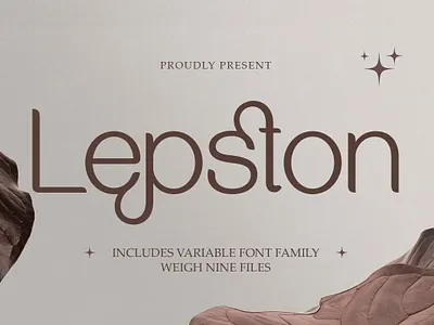 Lepston 3d banner branding branding fonts calligraphy chocolate fonts design famyli illustration logo san sanserif serif ui