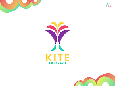 Abstract Kite Logo abstract balance brand design brand designer color colorful game kite logo design logo designer logo for sale logo idea logo inspiration logomark logotype play symmetrical symmetry toy zzoe iggi