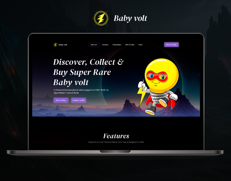Baby Volt Meme Coin Web Template babyvolt bootstrap bootstrap website crypto investor crypto memecoin plateform crypto trader crypto trading cryptoassets cryptocurrency cryptoinvestor css html html website meme coin memecoin tailwind tailwindcss ui web template website template