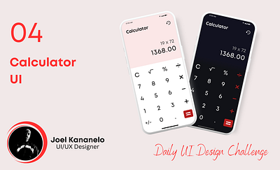 Day 4: Calculator Design! Daily UI🔥🌟 dailyui design graphic design illustration ui ux
