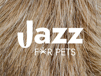 Jazz for Pets animal cat cbd cbd logo dog flat font hair hemp logo logotype pet shop vector vet