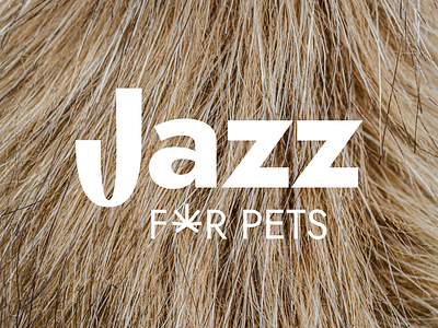 Jazz for Pets animal cat cbd cbd logo dog flat font fur hair hemp logo logotype pet pet shop pet shop logo typo typography vector vet