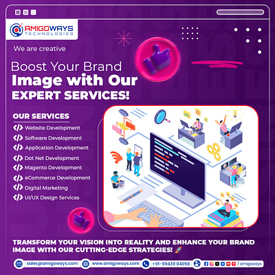 🚀 Boost Your Brand with Our Expert Services! 🚀 amigoways amigowaysteam branding