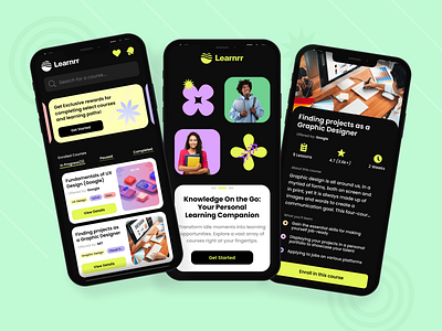 E-Learning App UI Design ui