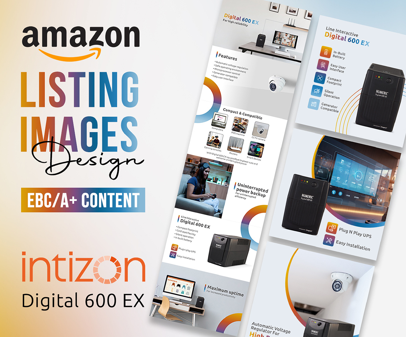 Listing Images & A+/EBC Content For Intizon Digital 600 a a content a content design a listing amazon amazon a amazon ebc amazon listing amazon listing design branding content design ebc ebc content ebc listing graphic design listing design listing images product design product images product listing