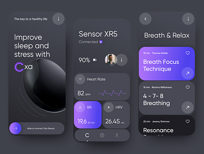 Breathing app ui