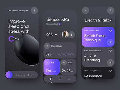 Breathing app ui