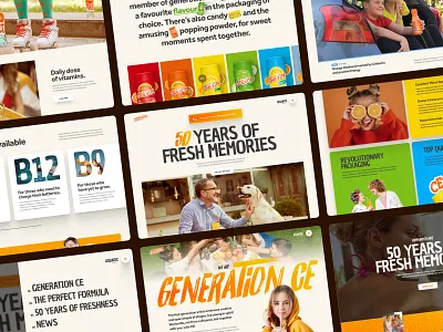 Concept redesign for Cedevita! 🍊 branding locastic software development ui ui design ux ux design web web design