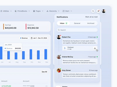 Prime ✤ Poseidon Template Notification admin dashboard app card dashboard app dashboard design dashboard ui design desktop figma notification product stats ui ui ux ux web web design