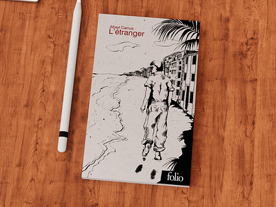 L'Etranger - Albert Camus art artist artwork drawing illustration