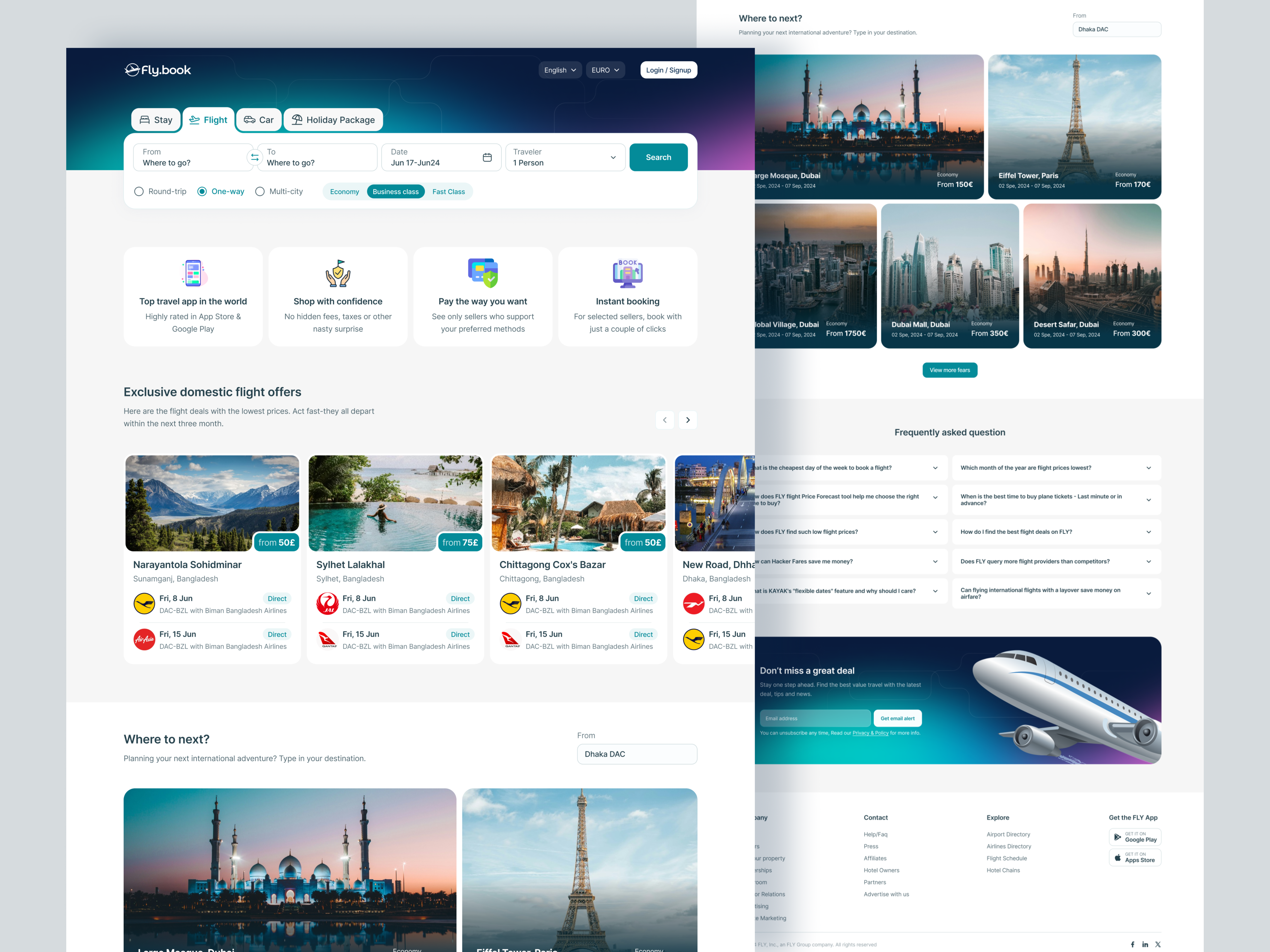 Flight Booking Website air ticket booking app booking landing page booking website clean ui flight flight booking hotel booking landing page online booking ticket booking travel web ui ux website design
