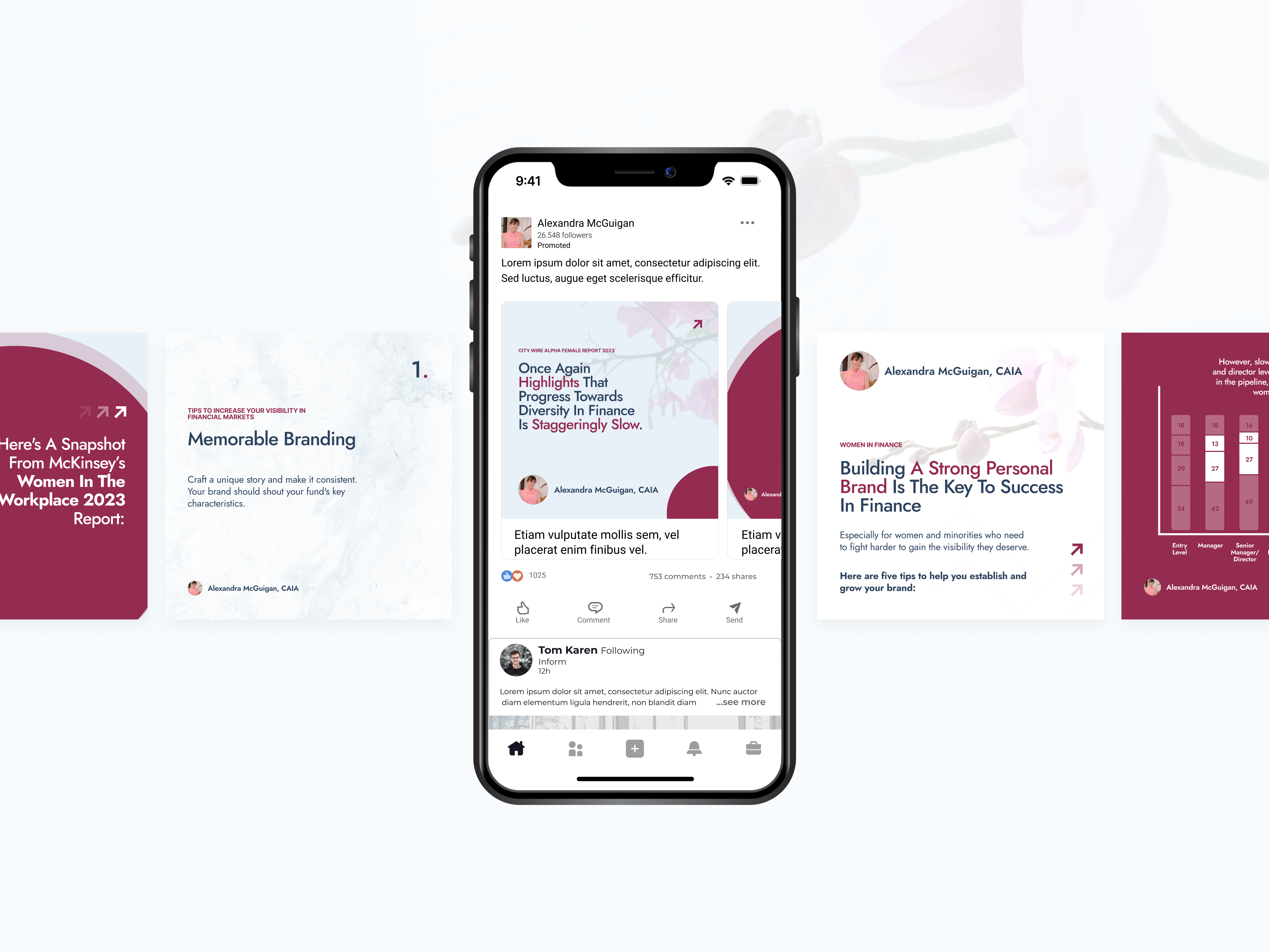 Example of Social Media Graphic Designs