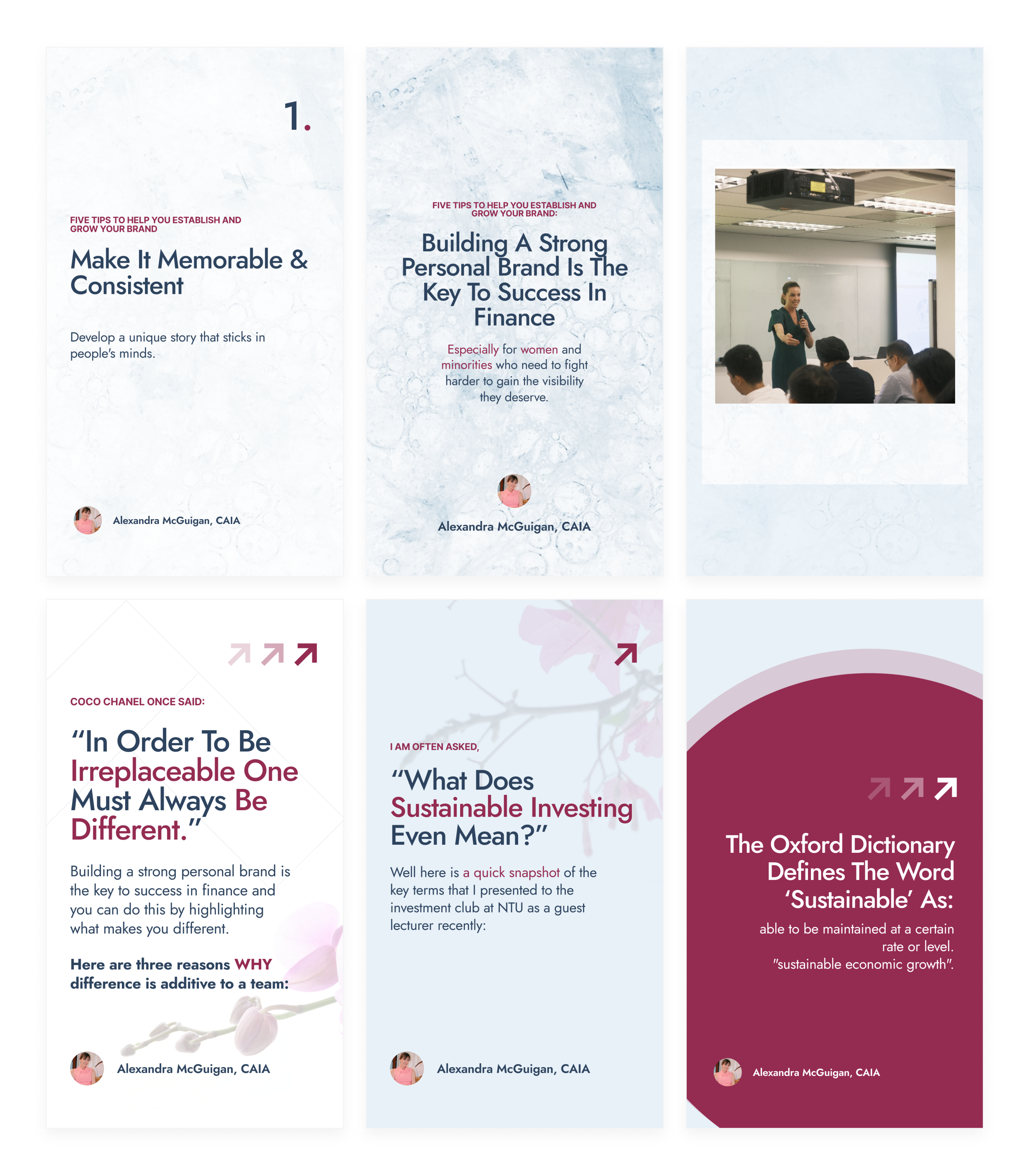 Example of Social Media Graphic Designs