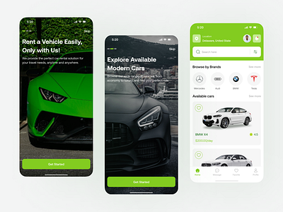 Car Rental Mobile App app car car rental car rental app design mobile app rental ui ux