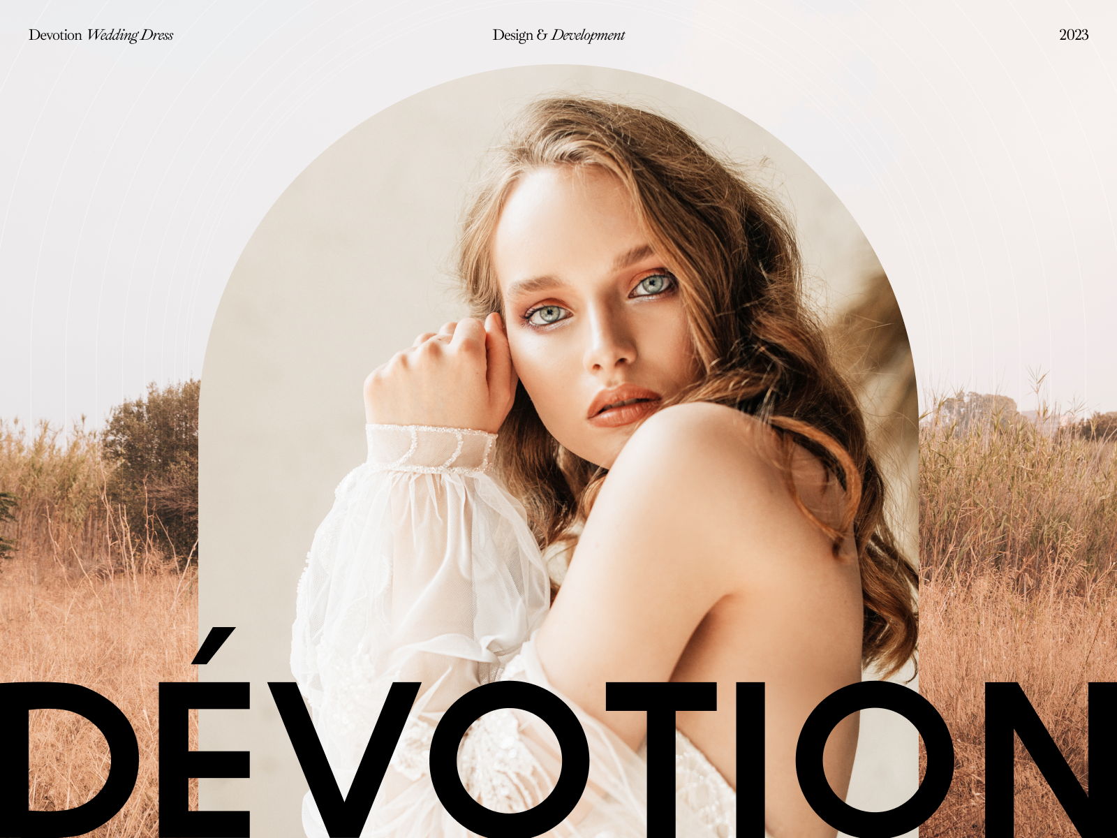 Devotion Wedding Dress - E-commerce Design & Development design development e commerce design fashion website shopify shopify design ui uxui web design wedding website