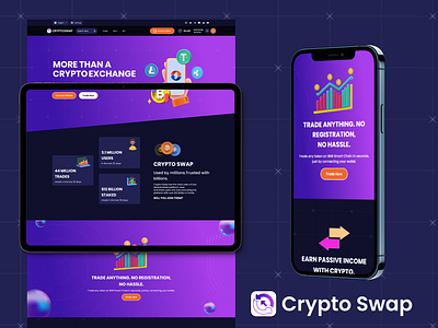 Crypto Swapping and Exchange Website Template crypto exchange website crypto plateform crypto swapping website crypto trading crypto trading website crypto website cryptocurrency decentralized exchanges web template website template