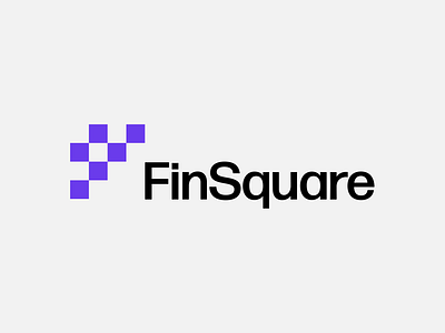 FinSquare - logo design (unused) brand brand identity branding design designer f letter f logo fintech identity lettermark logo logomark mark square unused visual identity