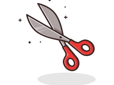 Scissor Cartoon cartoon daily illustration design graphic design home tools icon illustration logo tools vector