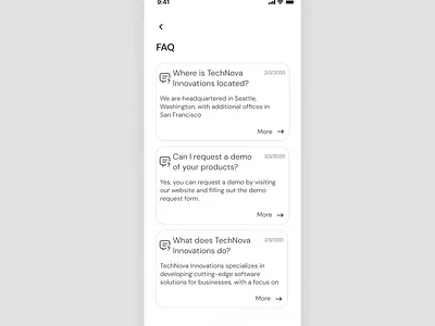 Daily UI, FAQ Section daily ui design faq mobile mobile ui ui