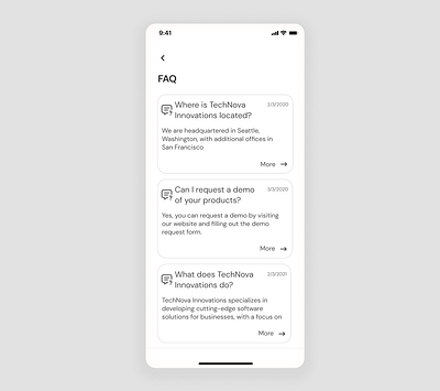 Daily UI, FAQ Section daily ui design faq mobile mobile ui ui