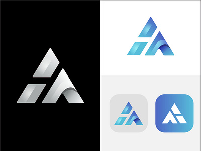 A Letter Logo Design 3d a a letter logo animation atypography branding crypto graphic design interface logo logocollection logoinspiration minimallogo motion graphics science tech technology ui