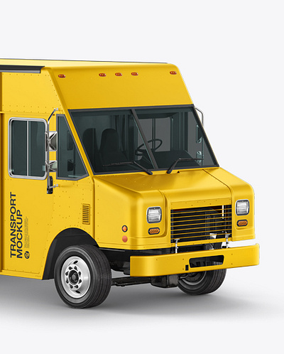 Free Download PSD Food Truck Mockup - Side view branding mockup free mockup psd