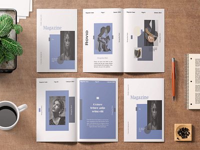 Magazine MockUp Design graphic design