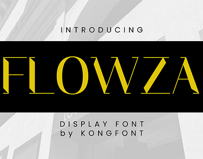 Flowza Modern Classy Unique Sans Serif Font branding design font handwritten illustration italic logotype script typeface ui