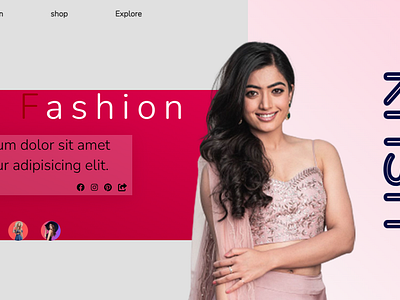 fashion website bhadohi css ecommerce fashion fashion website frontend gaurav tripathi html js mumbai fashion rashamika rashmika madanaa web design