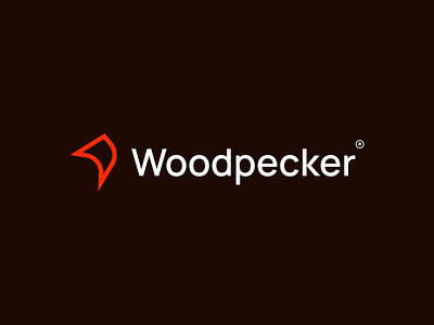 LOGO DESIGN FOR "WOODPECKER" branding design graphic design icon logo ui