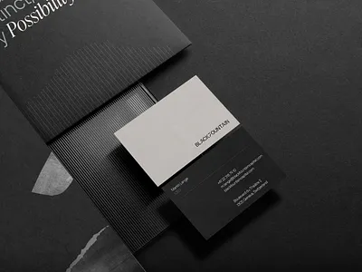 Black Fountain, Venture Capital Firm - Stationery agency branding brand identity branded stationery branding corporate branding design logo logo design rebrand