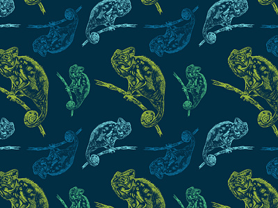 Chameleon Repeat Pattern animal chameleon design lizard pattern pattern design repeat reptile seamless tropical wallpaper