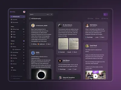 Bookmarks Management SaaS UI/UX analytics app ui bookmark branding dashboard design fintech illustration logo saas ui ux web app