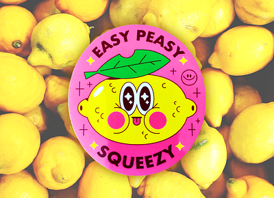 When Life Gives You Lemons... character character design freelance fruit illustration lemon sticker vector