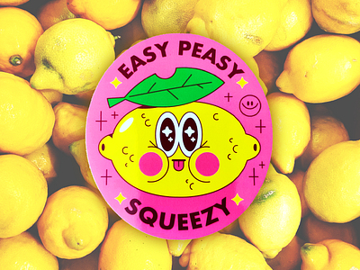 When Life Gives You Lemons... character character design freelance fruit illustration lemon sticker vector