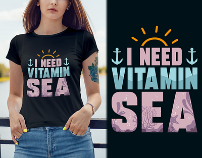 SEA BEACH T-SHIRT DESIGN apparel beachday beachlife beachstyle beachvibes beachwear beachyvibes clothing coastalfashion illustration oceanapparel oceaninspired sandybeaches seabeachtshirts seasidefashion seatshirtdesign summertees surfstyle tropicaltees tropicalvibes