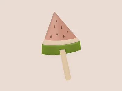 Chill vibes: Watermelon ice edition 🍉❄️ art beverage cold digital art digital illustration drink fnb food fruit fruits graphic design ice ice cream ice cube illustration pink procreate product summer watermelon