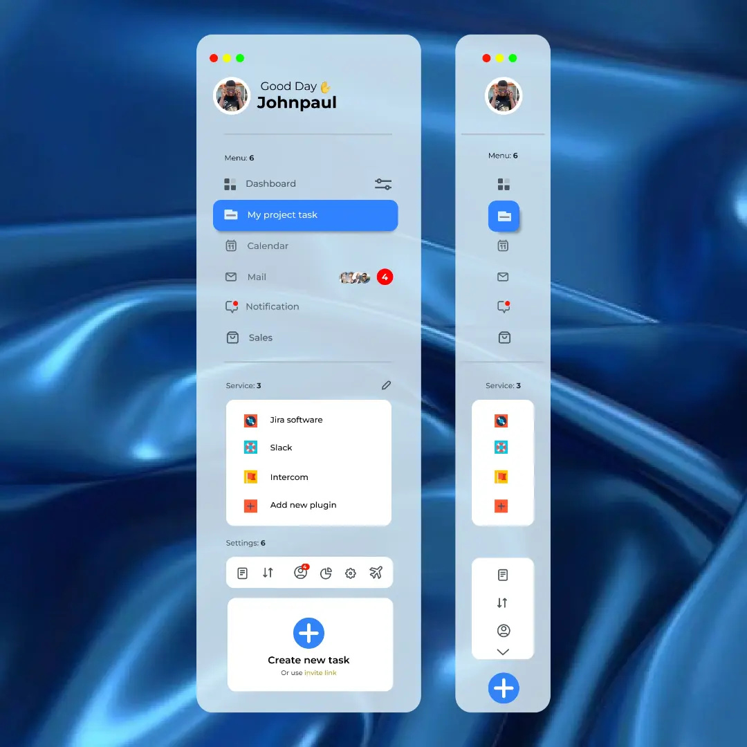 Ui Menu Design by Johnpaul on Dribbble
